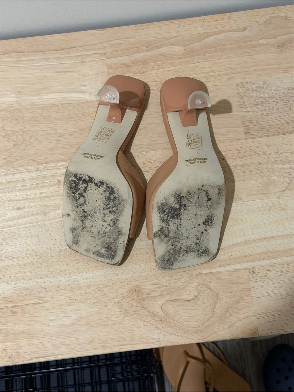 Jeffrey Campbell 2.5” Women's Tan Slide Heeled Sandals - Picture 3 of 3